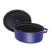 Cocotte ovale 33 cm Bleu intense