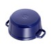 Cocotte ronde 30 cm Bleu intense