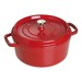 Cocotte Ronde 24 cm Staub Fonte Cerise
