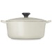 Cocotte Signature en fonte émaillée ronde 26 cm Crème