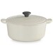 Cocotte Signature en fonte émaillée ronde 26 cm Crème