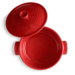 Cocotte ronde en céramique Ø 26 cm Rouge Grand Cru