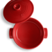 Cocotte ronde en céramique Ø 28,5 cm Rouge Grand Cru