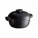 Cocotte ronde en céramique 4L Noire Delight