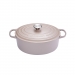 Cocotte Signature en fonte émaillée ovale 29 cm beige Sisal