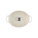 Cocotte Signature en fonte émaillée ovale 29 cm Meringue