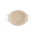 Cocotte Signature en fonte émaillée ovale 29 cm Meringue