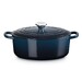 Cocotte Signature en fonte émaillée ovale 29 cm Nuit