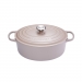 Cocotte Signature en fonte émaillée ovale 31 cm beige Sisal