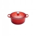 Cocotte Signature en fonte émaillée ronde 16 cm rouge Cerise