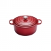 Cocotte Signature en fonte émaillée ronde 20 cm rouge Burgundy