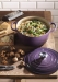 Cocotte Signature en fonte émaillée ronde 22 cm violet Cassis