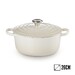 Cocotte Signature en fonte émaillée ronde 26 cm Crème