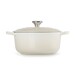 Cocotte Signature en fonte émaillée ronde 26 cm Crème