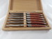 Coffret 6 couteaux Thiers Avantage en Bois de rose finition Mat