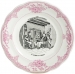 Coffret de 6 Assiettes Dessert Assorties MARIAGE ROSE