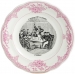 Coffret de 6 Assiettes Dessert Assorties MARIAGE ROSE