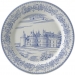 Coffret de 6 assiettes à mignardises en faïence Châteaux de la Loire
