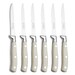 Coffret de 6 couteaux à steak CHATEAUBRIAND Ivoire