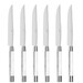Coffret de 6 couteaux à steak Conty blanc