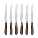 Coffret de 6 couteaux a steak DIANA MARRON