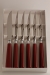 Coffret de 6 couteaux à steak NEWBRIDGE CERISE