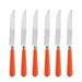 Coffret de 6 couteaux à steak NEWBRIDGE ORANGE