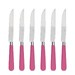 Coffret de 6 couteaux à steak NEWBRIDGE ROSE FUSHIA
