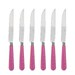 Coffret de 6 couteaux à steak NEWBRIDGE ROSE PÂLE