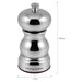 Coffret moulins sel et poivre Knightbridge inox 120 mm