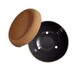 Coupe haute de conservation 27x18 cm Noir Truffe