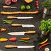 Couteau à légumes 9 cm Manche olive, forgé