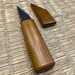 Couteau cutter Kiridashi Haiku manche & capuchon bois