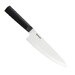 Couteau du chef, trancheur 18 cm lame céramique - manche noir