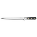 Couteau suédois forgé Pro lame flexible de 22 cm pour trancher ou lever les filets de poisson manche noir rivets laiton