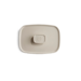 Couvercle pour plat Ultime en céramique 25x18 cm Blanc Argile