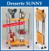 Desserte ' Sunny' orange 58x44x80cm