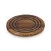 Dessous de plat magnétique en bois d'acacia