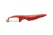 Eplucheur vertical double-coupe, 2 lames 4cm, lame rouge