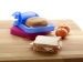 Etui à sandwich Lekué carré Bleu