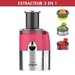 Extracteur de jus Juice Expert 3 chromé mat & rose