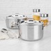 Faitout Grano Ø 24cm - 4,4L.Inox triply.