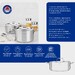 Faitout Grano Ø 24cm - 5,8L.Inox triply.
