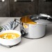 Faitout Grano Ø 24cm - 5,8L.Inox triply.