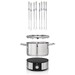 Fondue électrique 1400 watts avec 8 fourchettes inox