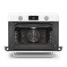 Four combiné cuisson traditionnelle & cuisson vapeur Blanc