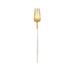 Set de 6 fourchettes de table Goa en acier inoxydable brossé Gold & manche blanc