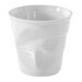Gobelet froissé espresso 8cl Blanc