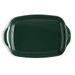 Grand plat rectangulaire Ultime en céramique 42,5 cm x 28 cm Vert Cèdre
