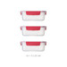 Lot de 3 boîtes de conservation de 1,1 L Nest fermeture étanche